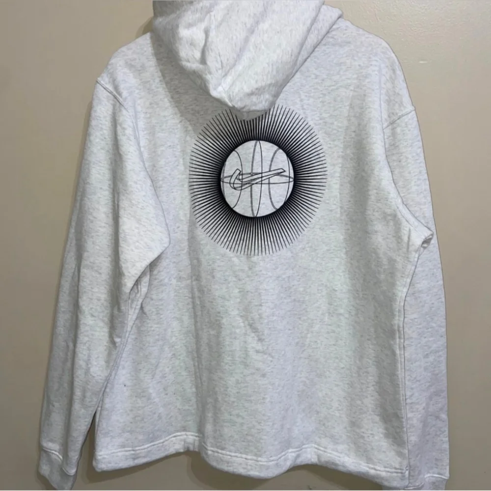 Nike Gray Performance Jacket with Red Accents